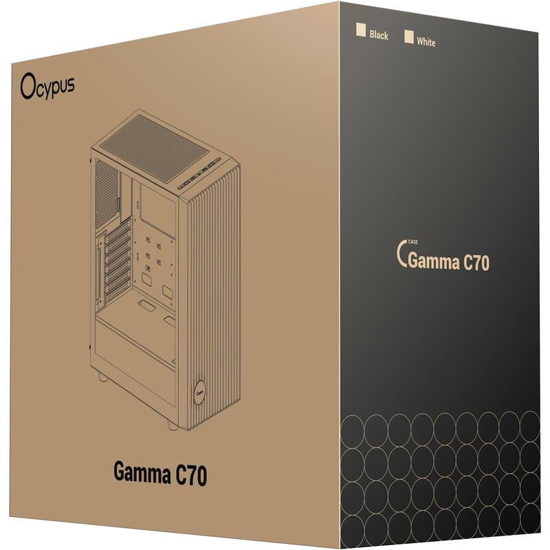 Корпус Ocypus Gamma C70 BK ARGB (GAMMA-C70-BKG400XX-GL)