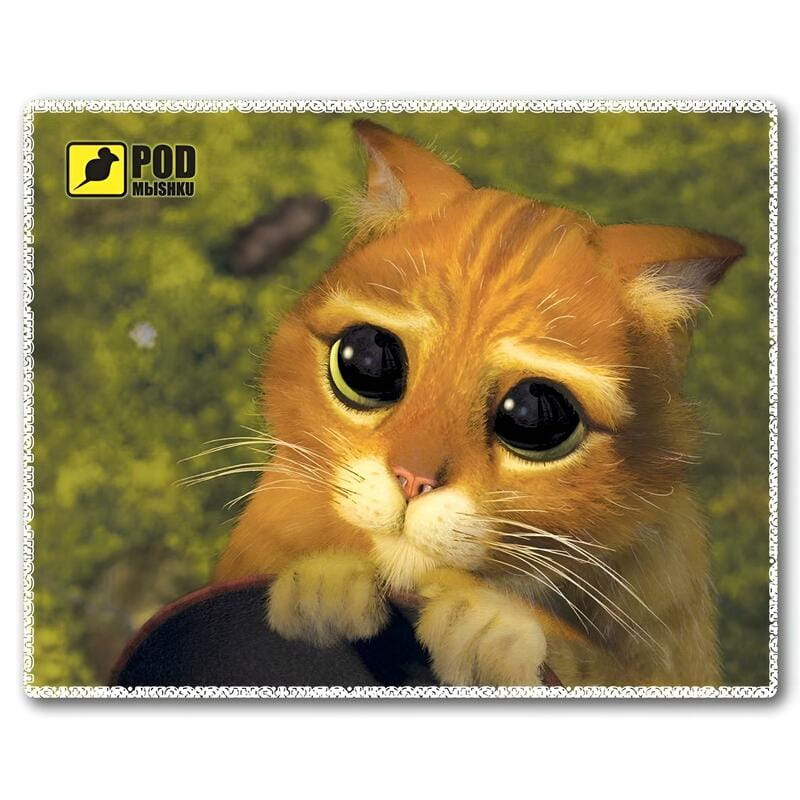 Килимок для миші Podmyshku Котик з м-фа Шрек