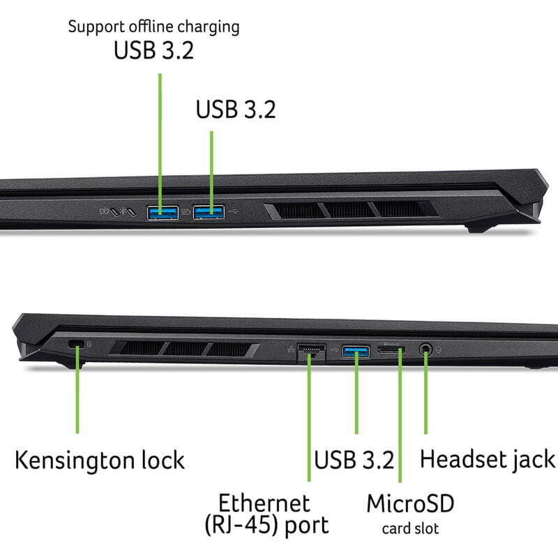 Ноутбук Acer Nitro V 16 ANV16-72-77DM (NH.QUSEU.005) Black