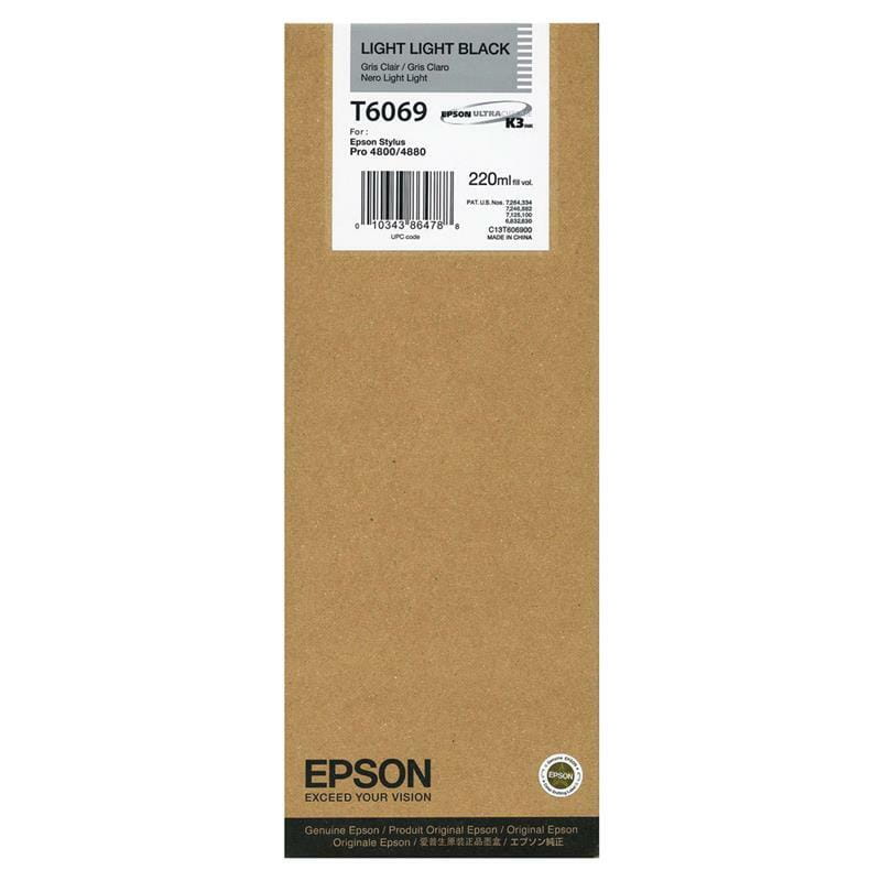 Картридж EPSON (T6069) Stylus Pro 4800/4880 (C13T606900) Light Light Black