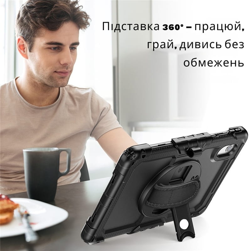 Чохол-підставка BeCover FortTab для Lenovo Idea Tab/K11 (2nd Gen) TB336/Xiaoxin Pad (2025) 11" Black (714080)