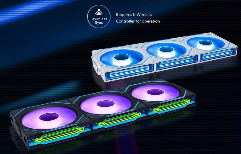 Вентилятор Lian Li Uni Fan SL-INF Wireless 120-3 Reverse Blade Black (G99.12RSLIN1W3B.00)