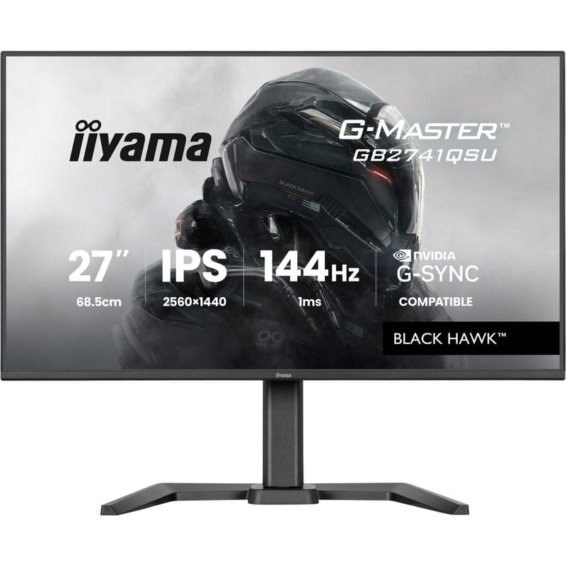 Монітор Iiyama 27" G-Master GB2741QSU-B1 IPS Black 144Hz