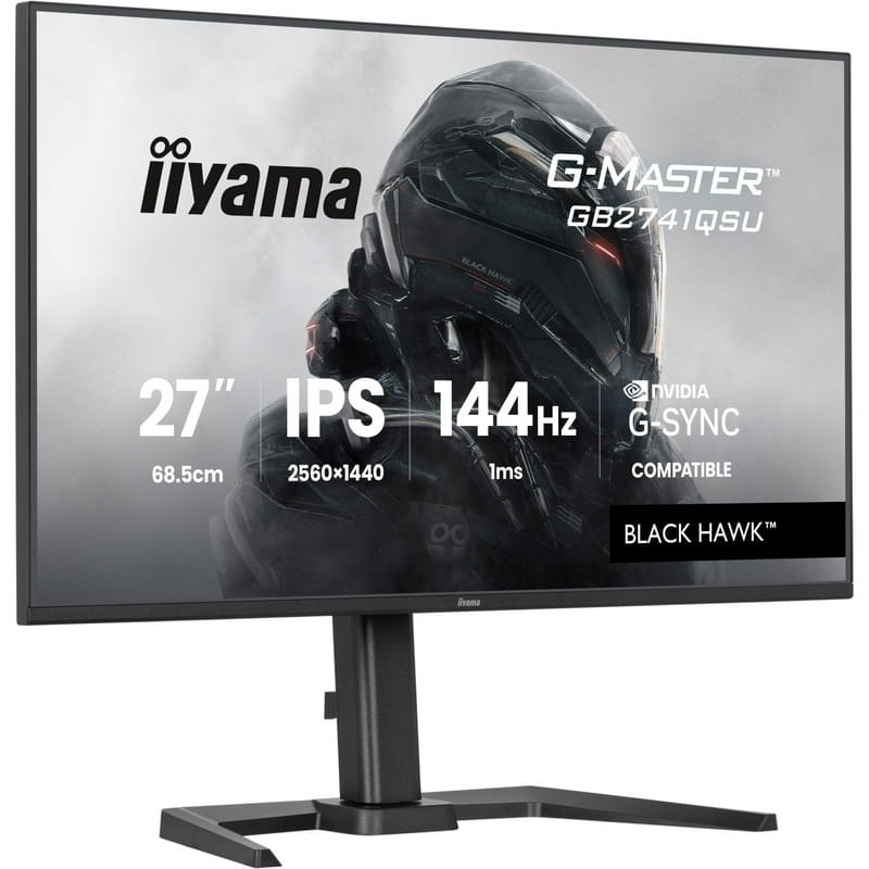 Монітор Iiyama 27" G-Master GB2741QSU-B1 IPS Black 144Hz