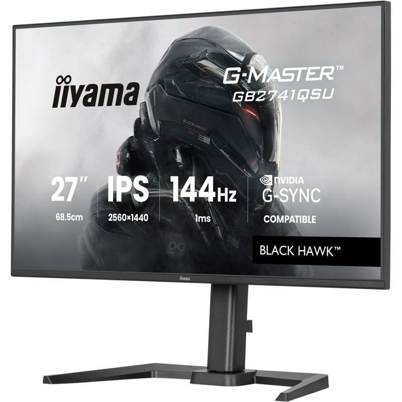 Монітор Iiyama 27" G-Master GB2741QSU-B1 IPS Black 144Hz