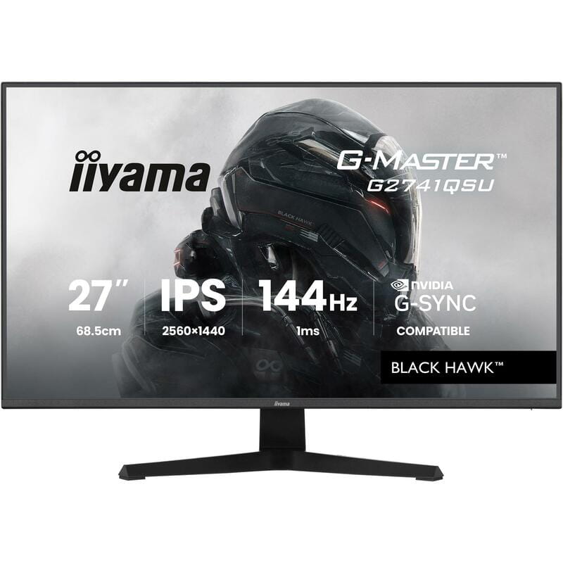 Монітор Iiyama 27" G-Master G2741QSU-B1 IPS Black 144Hz