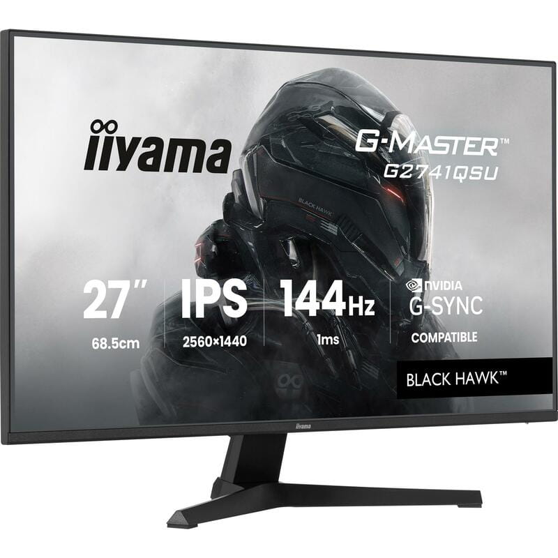 Монітор Iiyama 27" G-Master G2741QSU-B1 IPS Black 144Hz