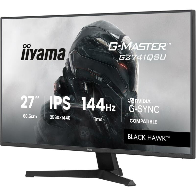 Монітор Iiyama 27" G-Master G2741QSU-B1 IPS Black 144Hz