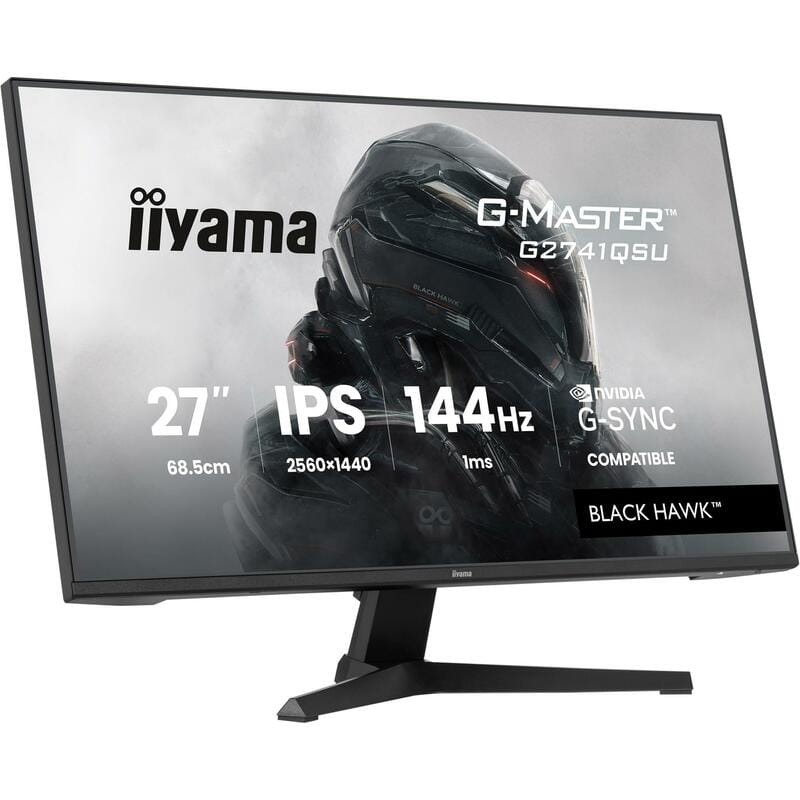 Монітор Iiyama 27" G-Master G2741QSU-B1 IPS Black 144Hz