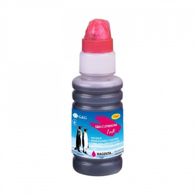 Чорнило G&G Epson L3100/3110/3150 (Magenta) (G&G-C13T00S34A) 70мл