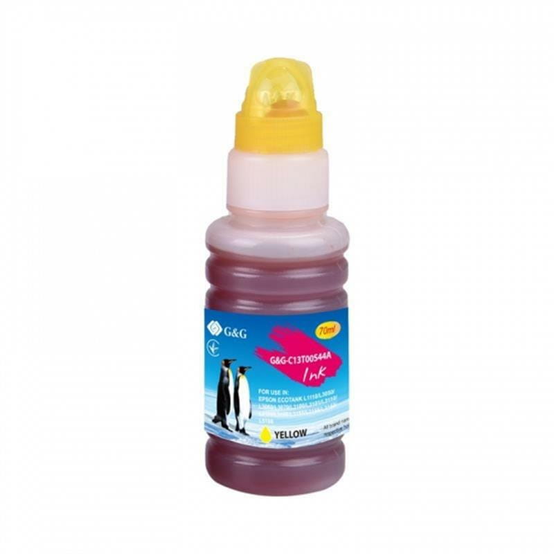 Чорнило G&G Epson L3100/3110/3150 (Yellow) (G&G-C13T00S44A) 70мл