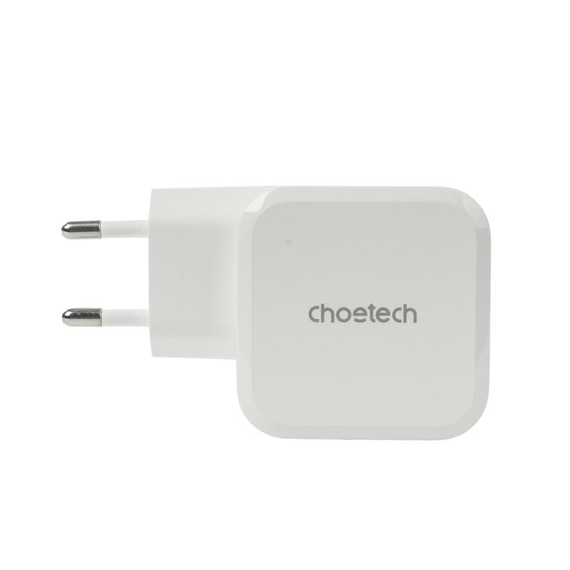 Сетевое зарядное устройство Choetech (1USBх3A) 45W White (PD8007-EU-WH)
