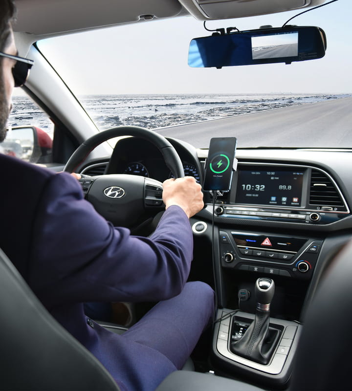 Автомобільний зарядний пристрій Choetech (1USB Type C; 1USB) 38W PD3.0 QC3.0 Black (TC0005-BK)