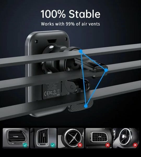 Автомобільний зарядний пристрій Choetech T206-F-ACBK