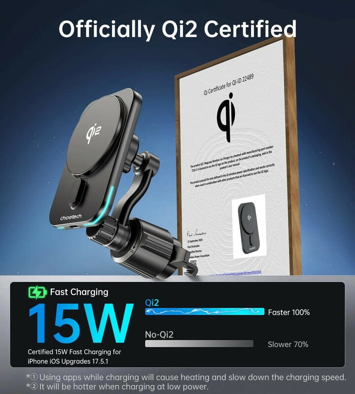 Автомобільний зарядний пристрій Choetech T231-F-101XACBK