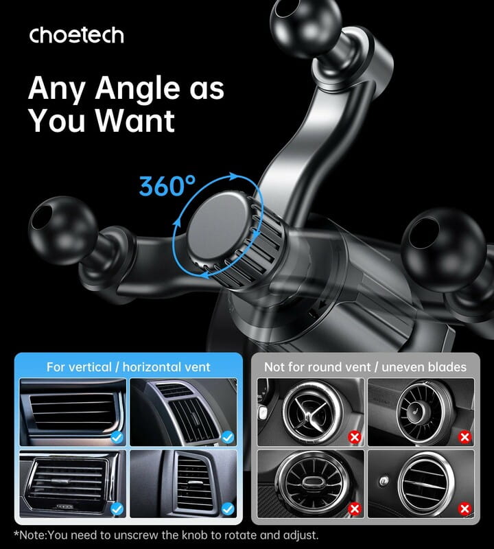 Автомобільний зарядний пристрій Choetech T231-F-101XACBK