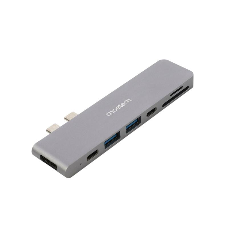 USB-хаб Choetech HUB-M14-GY-V2 USB Type-C 7-в-1