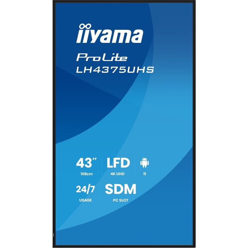 Дисплей 42.5" Iiyama ProLite LH4375UHS-B2AG IPS Black