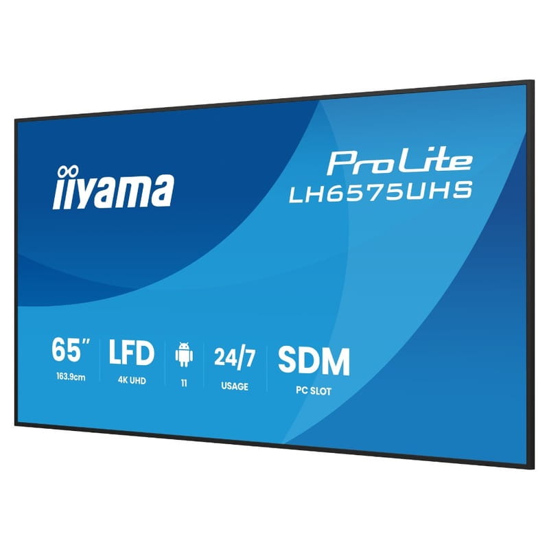 Дисплей 64.5" Iiyama ProLite LH6575UHS-B2AG IPS Black