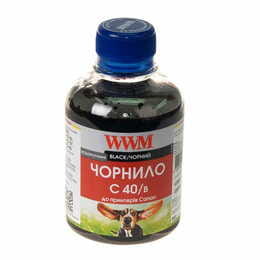 Чернила WWM CANON PG-40/50/PGI-5Bk/BCI-15 (Black) (C40/B) 200г