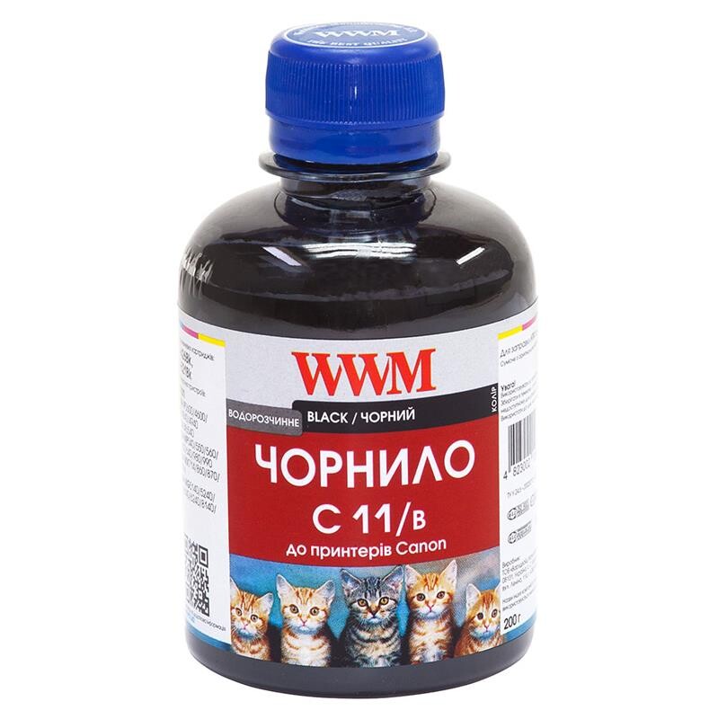 Чернила WWM Canon CLI-521B/CLI-426B (Black) (C11/B) 200г
