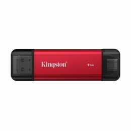 Накопичувач зовнішній SSD USB 1TB Kingston Dual Portable Red (SPSD/1TB)