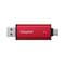 Фото - Накопичувач зовнішній SSD USB 1TB Kingston Dual Portable Red (SPSD/1TB) | click.ua