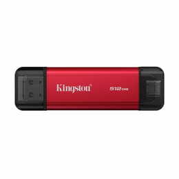 Накопитель внешний SSD USB  512GB Kingston Dual Portable Red (SPSD/512GB)
