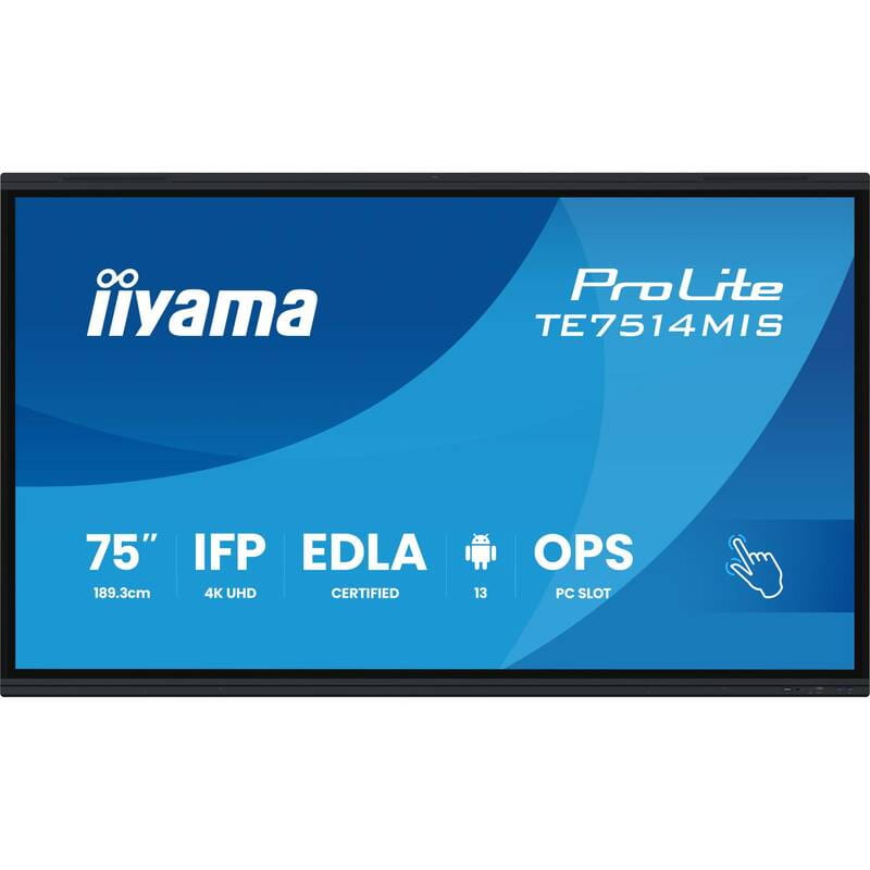 Дисплей Iiyama 75" ProLite TE7514MIS-B2AGAX VA Black