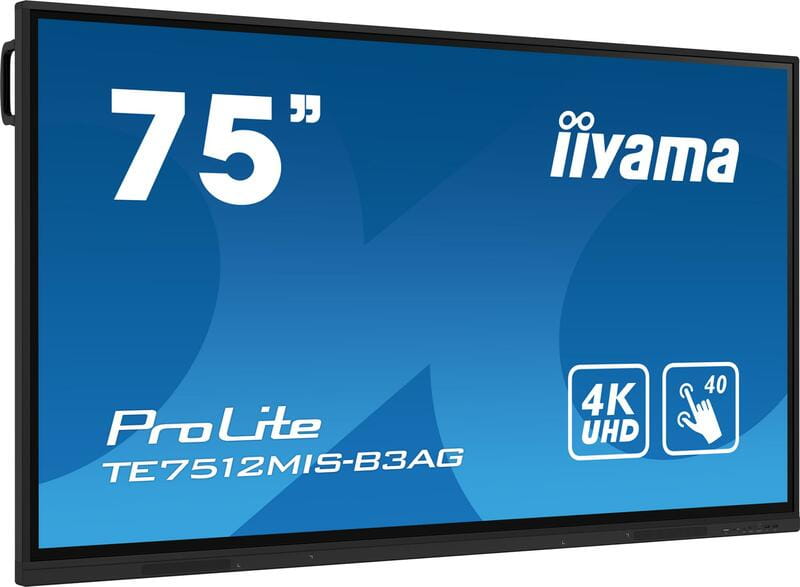 Дисплей Iiyama 75" ProLite TE7512MIS-B3AG IPS Black