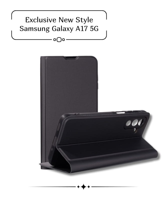 Чeхол-книжка BeCover Exclusive New Style для Samsung Galaxy A17 5G SM-A17 Black (713894)