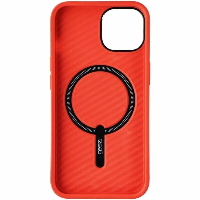 Чeхол-накладка Zagg Gear4 Battersea Denali D30 Snap with MagSafe для Apple iPhone 14 Black/Red (702009988)