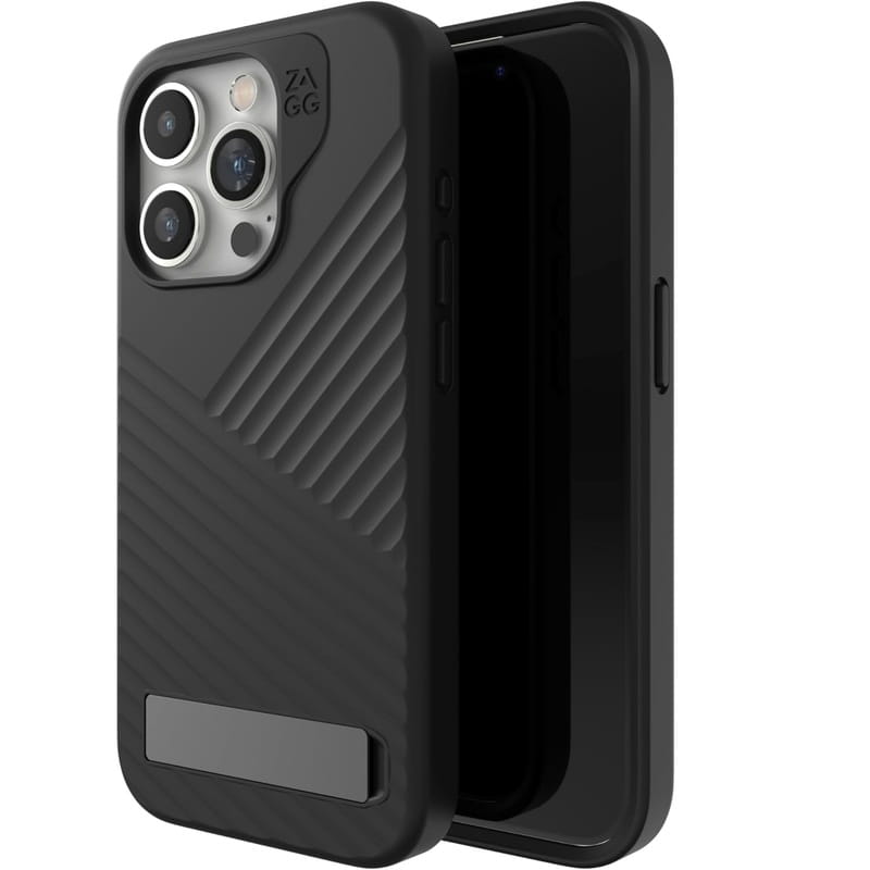 Чохол-накладка Zagg Gear4 Denali Snap with MagSafe w/ Kickstand для Apple iPhone 15 Pro Black (702312348 / 702312718)