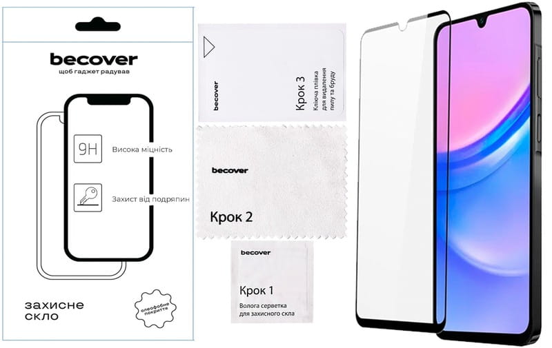 Захисне скло BeCover для Samsung Galaxy A17 5G SM-A176 Black (713732)