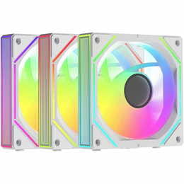 Вентилятор Ocypus Gamma F12 UNI ARGB Reverse Blade White 3 Pack (GAMMA-F12-WH3AM01U-GL)