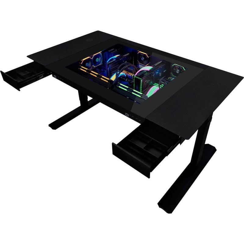 Геймерський стіл Lian Li DK07X Black Gaming desk (G99.DK07X.10EU)