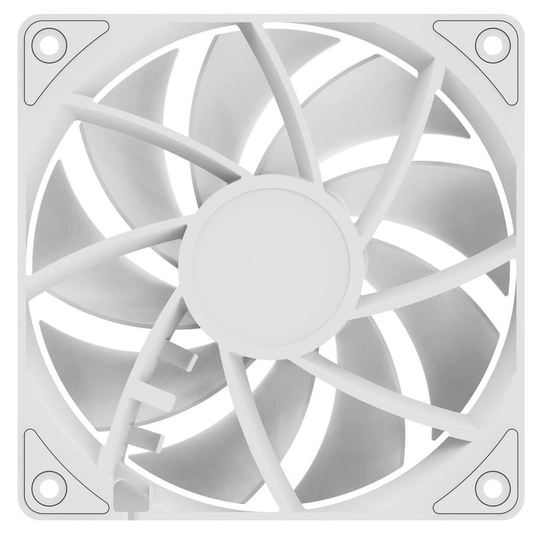 Вентилятор Ocypus Gamma F12 White (GAMMA-F12-WH1NN00X-GL)