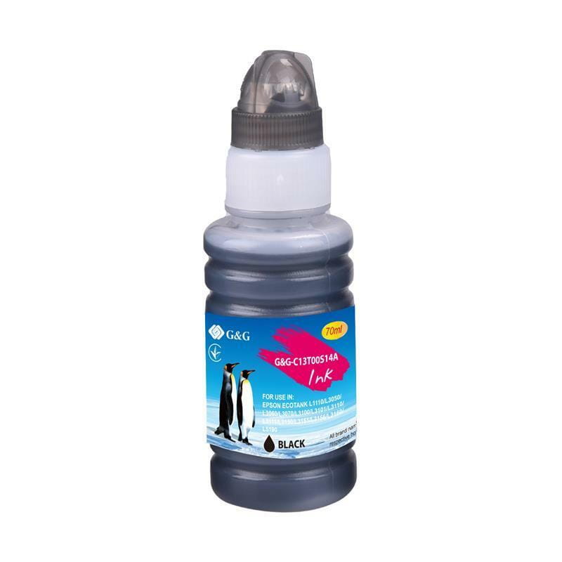 Чорнило G&G Epson L3100/3110/3150 (Black) (G&G-C13T00S14A) 70мл