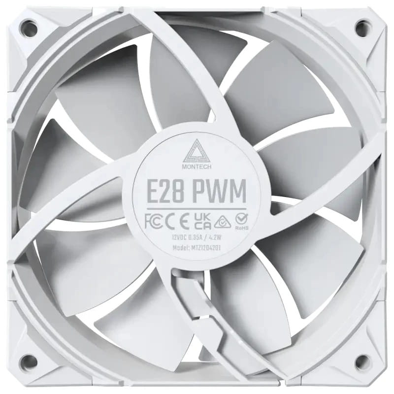 Вентилятор Montech E28 3 Pack(W) White