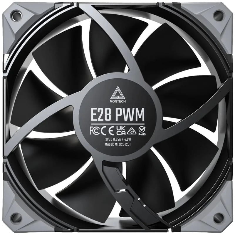 Вентилятор Montech E28 3 Pack (B) Black