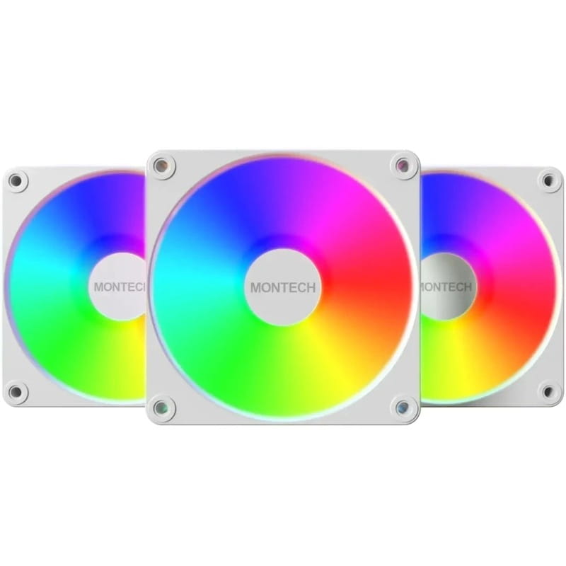 Вентилятор Montech GF120R V2 ARGB PWM 3I1(W) White