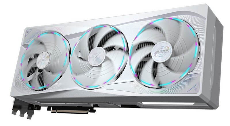Видеокарта GF RTX 5090 32GB GDDR7 Aorus Stealth Ice Gigabyte (GV-N5090AORUSST ICE-32GD)