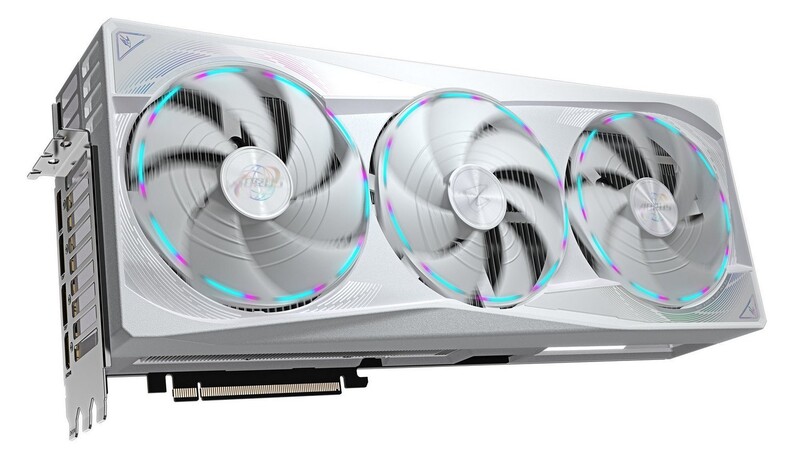 Видеокарта GF RTX 5090 32GB GDDR7 Aorus Stealth Ice Gigabyte (GV-N5090AORUSST ICE-32GD)