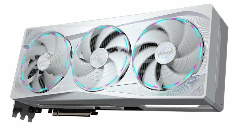 Видеокарта GF RTX 5090 32GB GDDR7 Aorus Stealth Ice Gigabyte (GV-N5090AORUSST ICE-32GD)