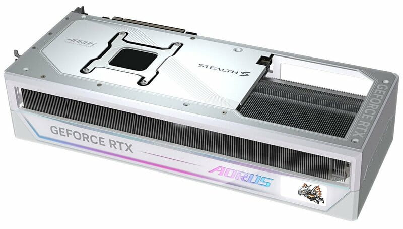 Видеокарта GF RTX 5090 32GB GDDR7 Aorus Stealth Ice Gigabyte (GV-N5090AORUSST ICE-32GD)