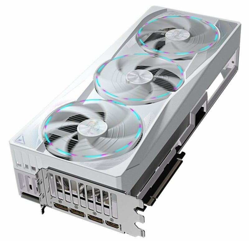 Видеокарта GF RTX 5090 32GB GDDR7 Aorus Stealth Ice Gigabyte (GV-N5090AORUSST ICE-32GD)