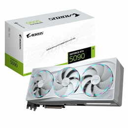 Видеокарта GF RTX 5090 32GB GDDR7 Aorus Stealth Ice Gigabyte (GV-N5090AORUSST ICE-32GD)