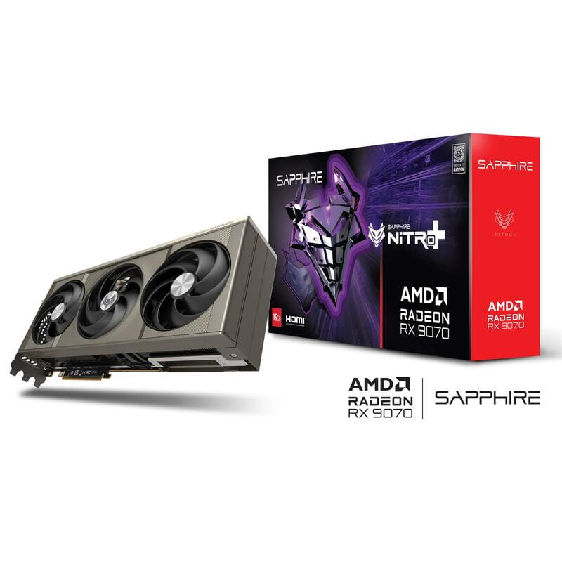 Відеокарта AMD Radeon RX 9070 16GB GDDR6 Nitro+ OC Sapphire (11349-01-20G)