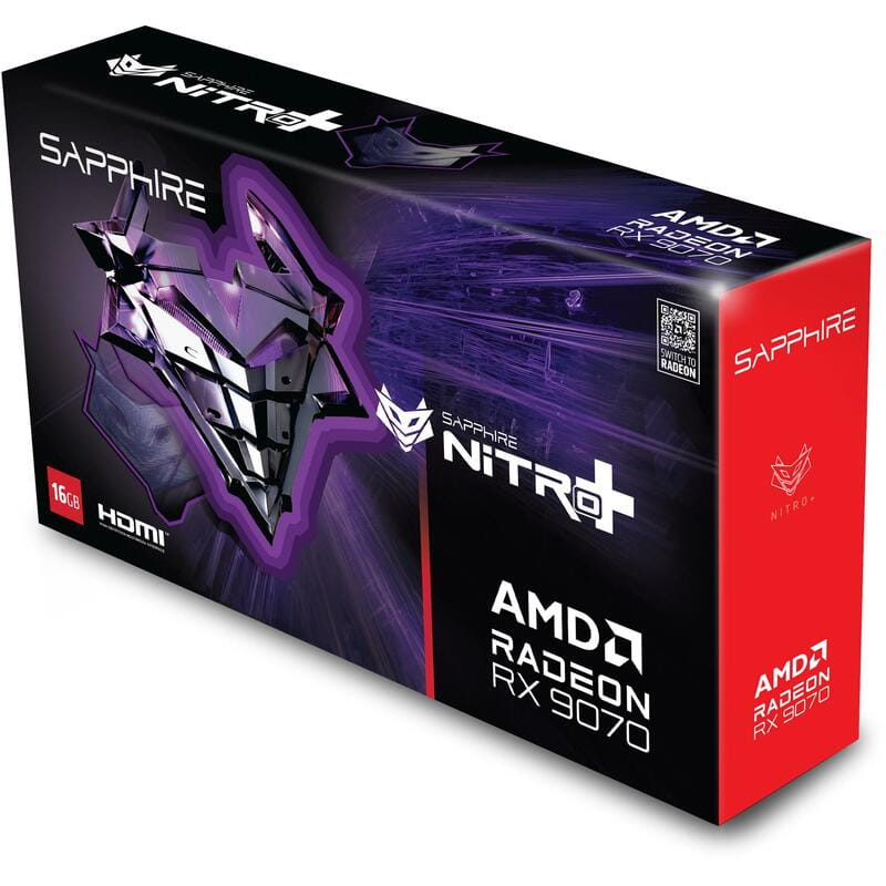 Відеокарта AMD Radeon RX 9070 16GB GDDR6 Nitro+ OC Sapphire (11349-01-20G)