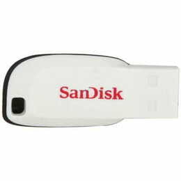 Флеш-накопитель USB 16GB SanDisk Cruzer Blade White (SDCZ50C-016G-B35W)